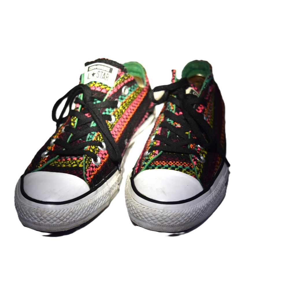 Converse Chuck Taylor All‎ Star Womens 7 Multi Color Woven Good Baja Low Top